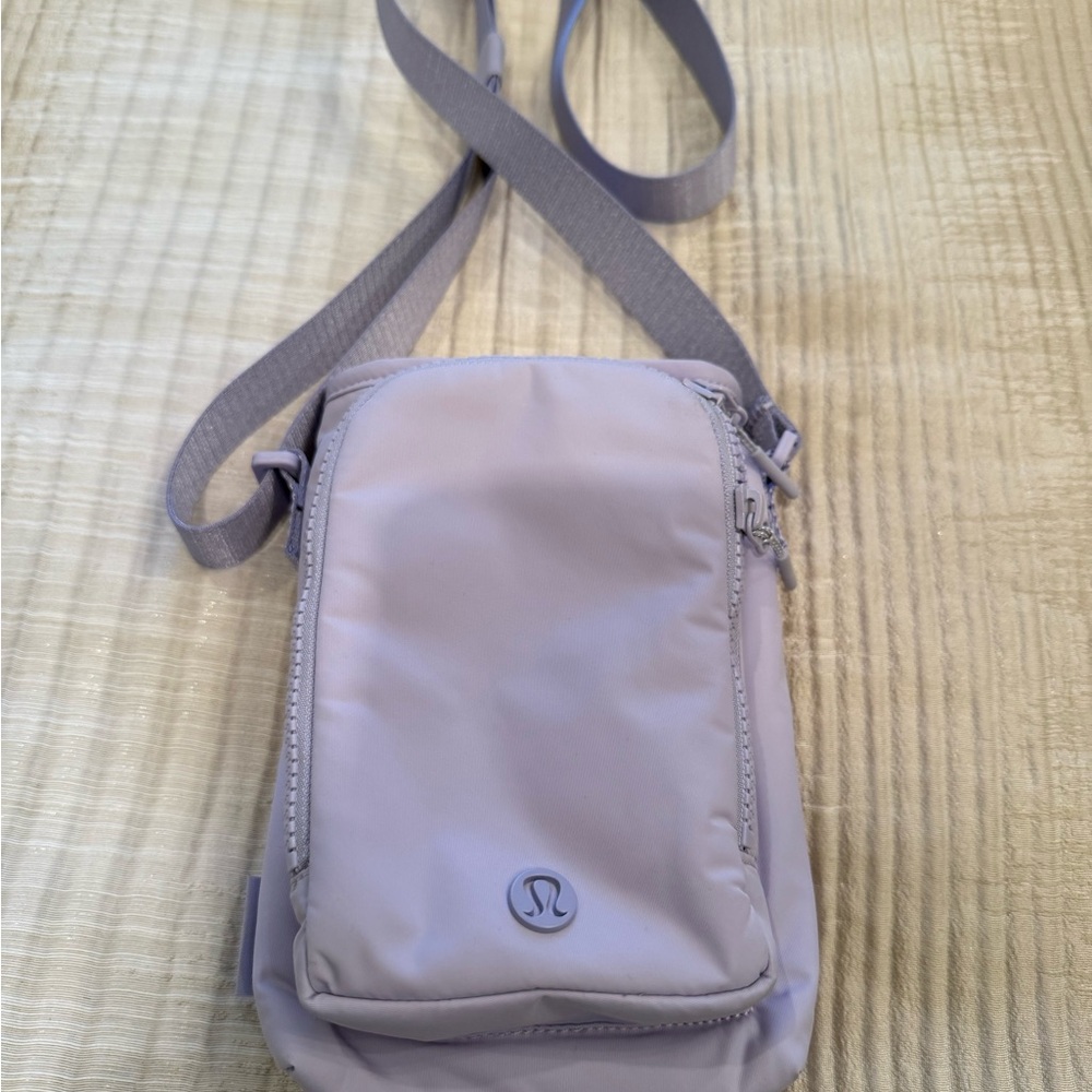 Lululemon Lavender Water Bottle Crossbody with Front Pocket